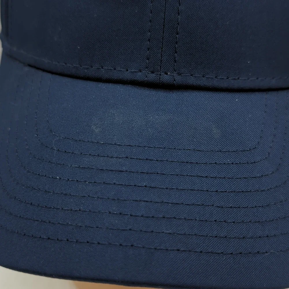 Nike Legacy91 Hat Cap Strap Back Navy Blue White Center Swoosh Golf Lightweight